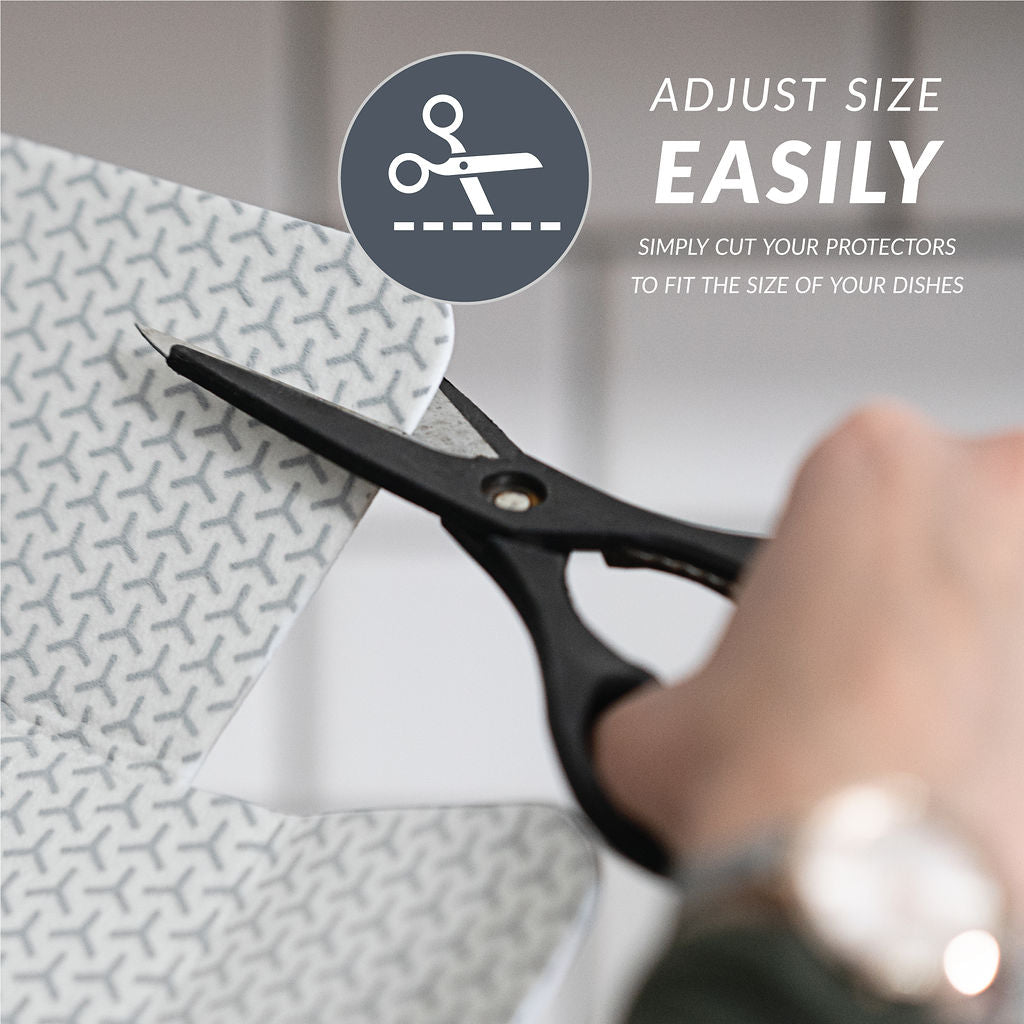 Bakeware Protectors Set of 3 Gray & White STOZU