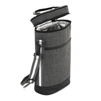 Insulated Picnic Cooler Bag and 2 Wine Tote Carrier