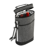 Insulated Picnic Cooler Bag and 2 Wine Tote Carrier