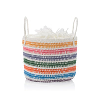Large Pastel Rainbow Storage Basket