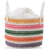 Small Pastel Rainbow Storage Basket