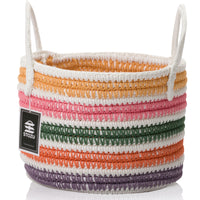 Small Pastel Rainbow Storage Basket