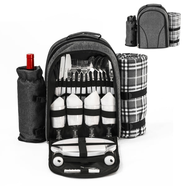 Picnic Backpack for 4 with all utensils included